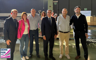 Institutional visit to Diemme Fiori: Senator Maurizio Gasparri visits our company